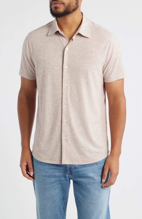 Anton Knit Button-Up Polo
