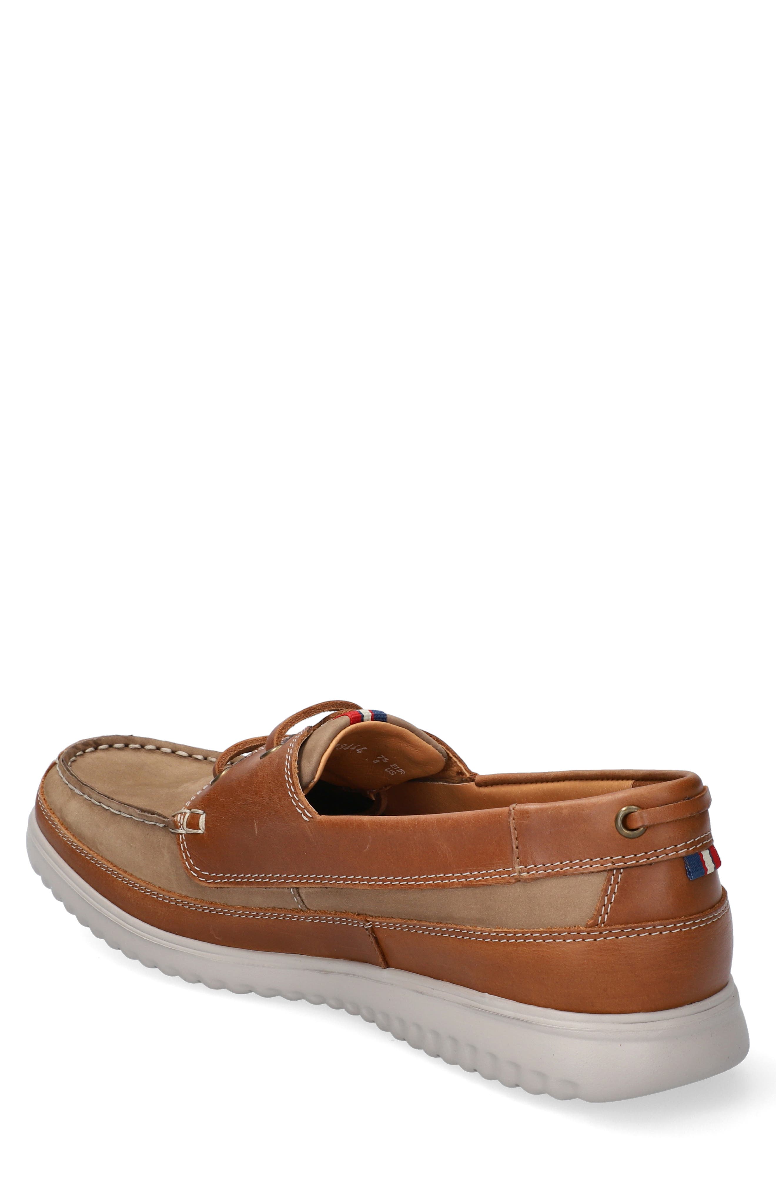 Mephisto Trevis Boat Shoe, Alternate, color, Taupe Leather