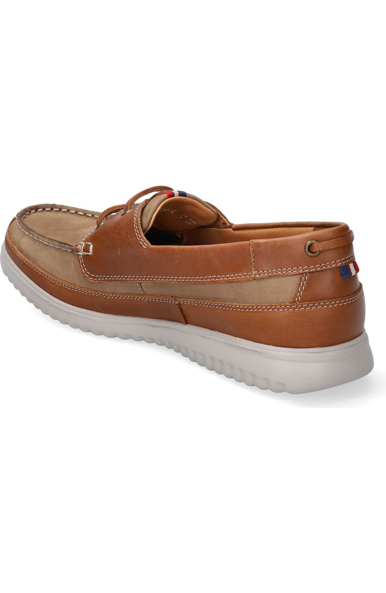 Mephisto Trevis Boat Shoe, Alternate, color, Taupe Leather