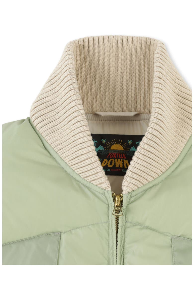 Yellow Down Vest, Alternate, color, LIGHT GREEN