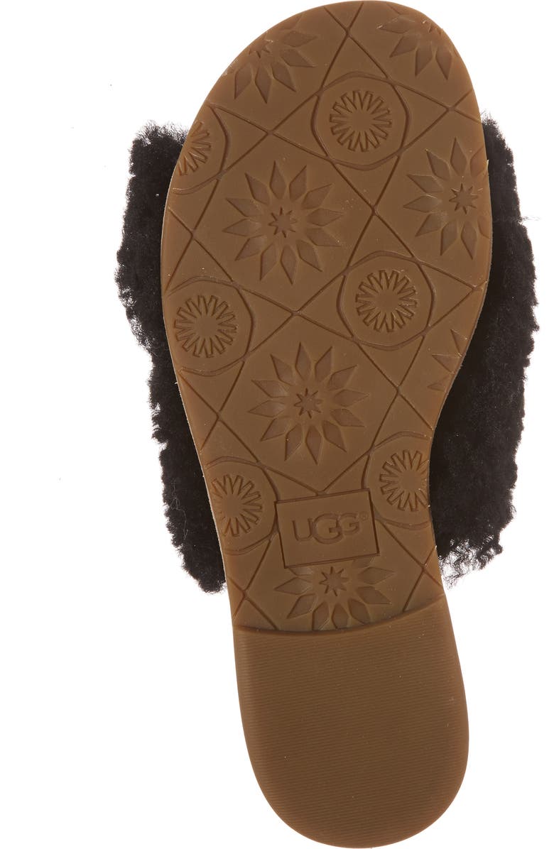 UGG<sup>®</sup> Joni Genuine Shearling Slide Sandal, Alternate, color,