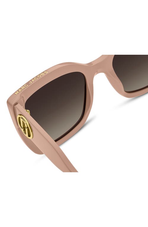 Marc Jacobs 54mm Gradient Cat Eye Sunglasses In Brown