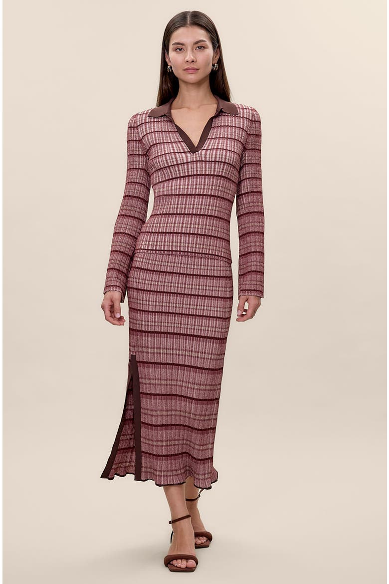 Laine Knit Sweater, Alternate, color, Tearose Multi
