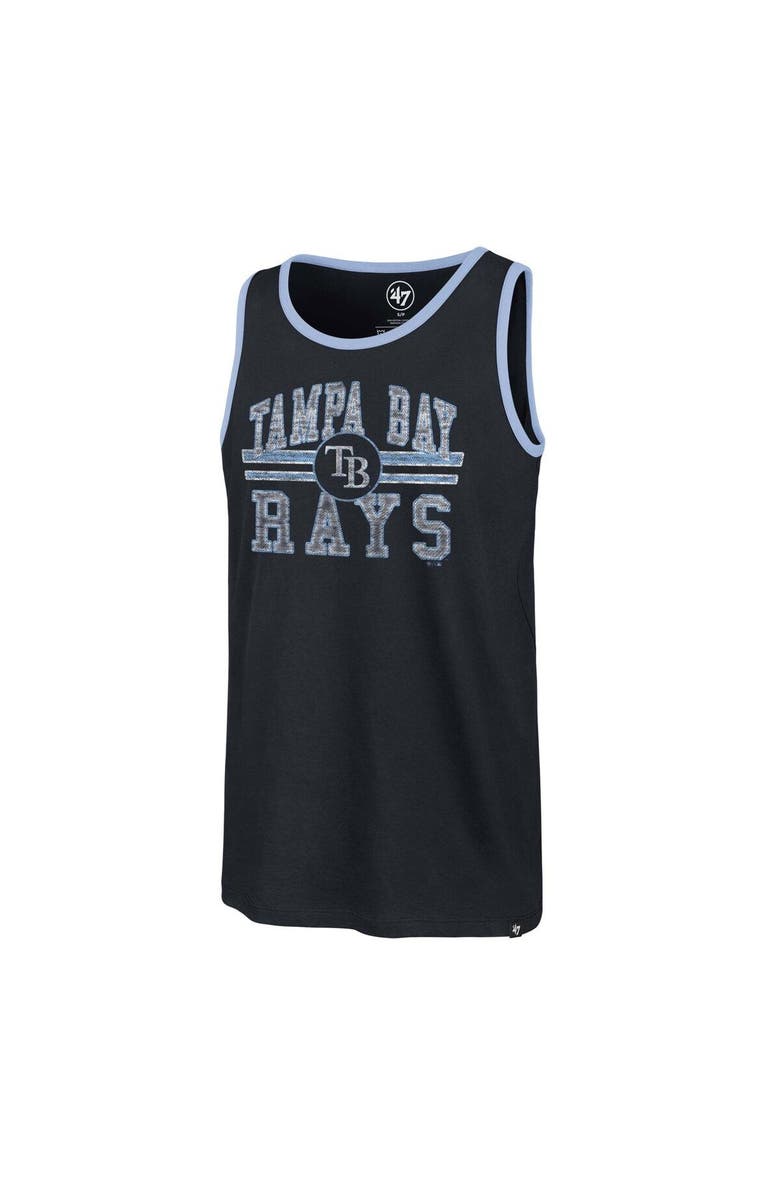 '47 Men's '47 Navy Tampa Bay Rays Winger Franklin Tank Top, Alternate, color, 