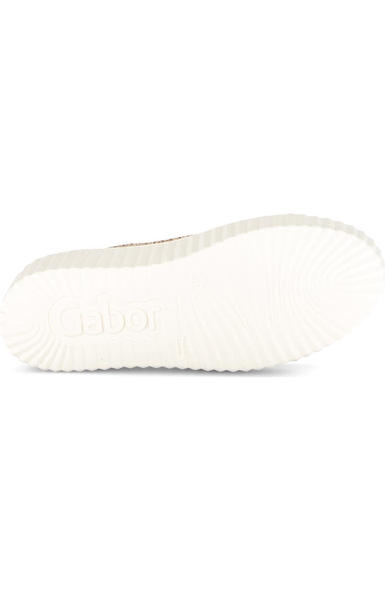 Gabor Woven Platform Sneaker, Alternate, color, Sand