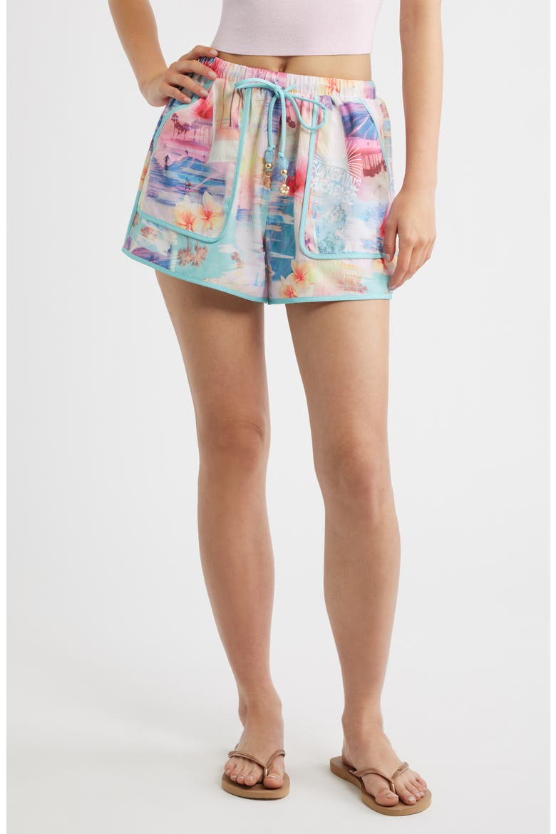 Essential Cover-Up Shorts, Main, color, SUNSHINE MOTEL