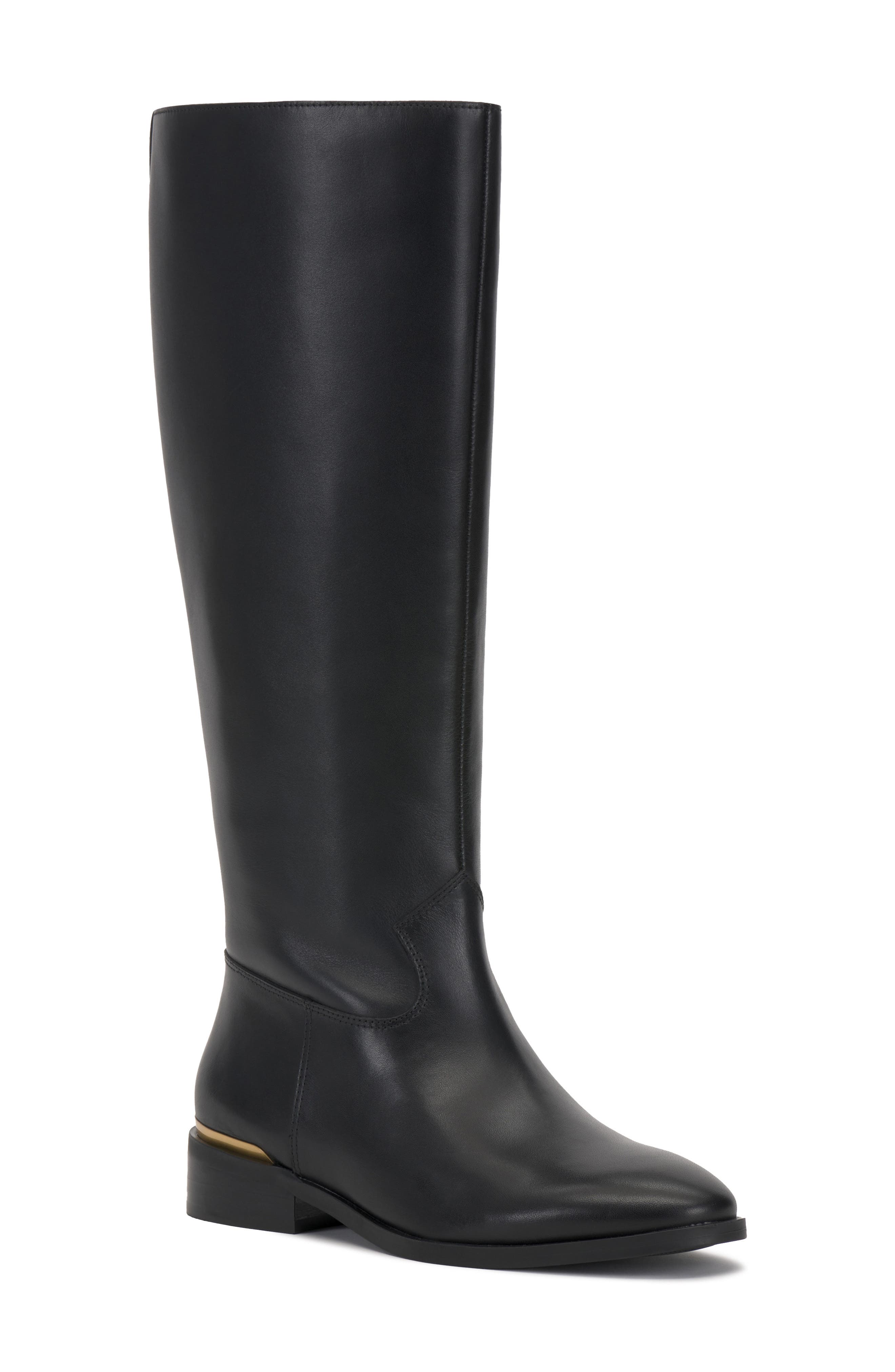 Vince Camuto Bercla Knee High Boots, Main, color, Black