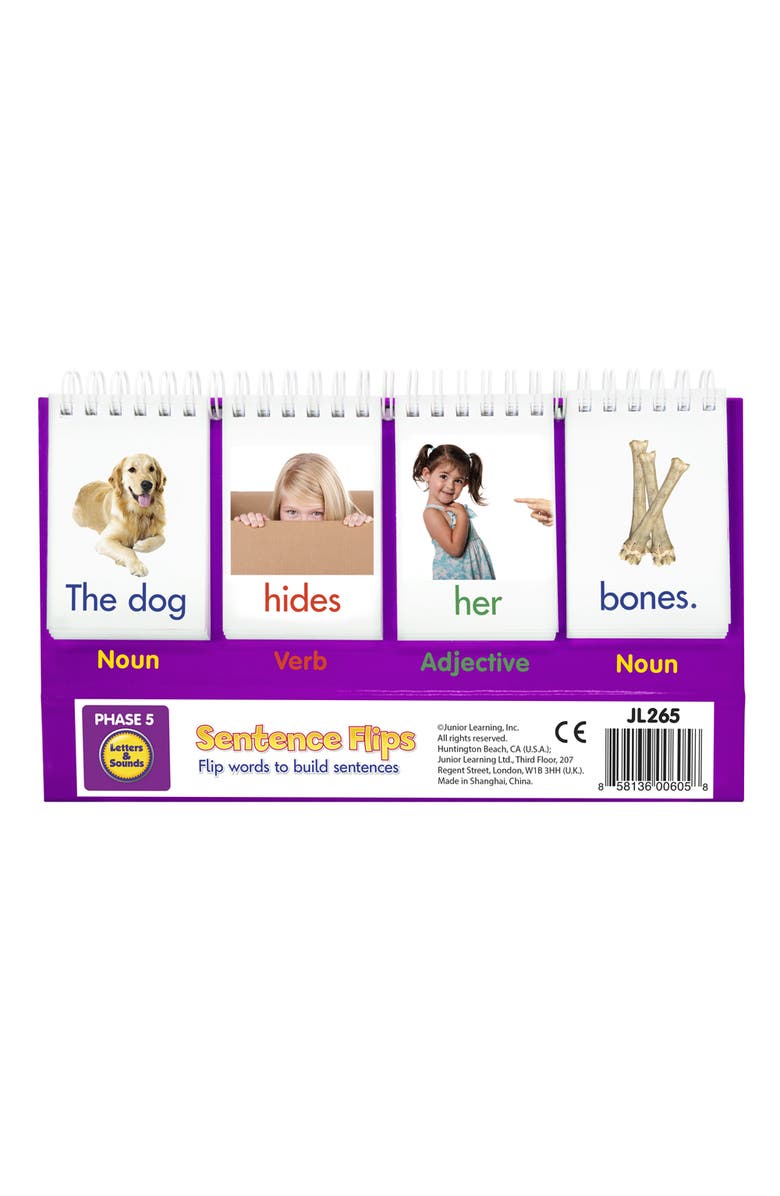 Junior Learning Sentence Flips Doublesided Flip Stand, Alternate, color, Multicolored