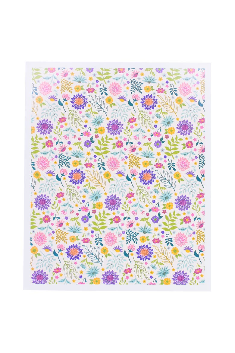 Sculpey Clay Transfers Botanical Clay Decoration Sheets, Alternate, color, Multicolored