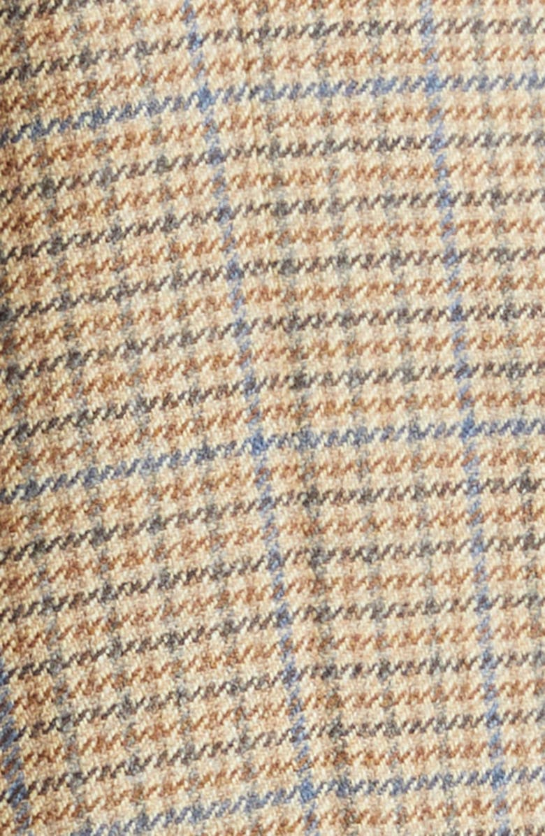 Thom Browne Check Wool Blazer with Removable Vest, Alternate, color, Brown