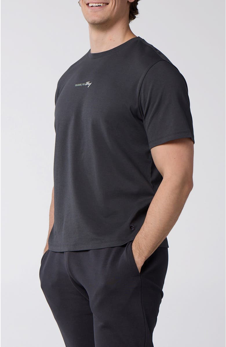 Centerline Athletics Centerline Active Lifestyle You Know You Play Tee, Alternate, color, Black Onyx