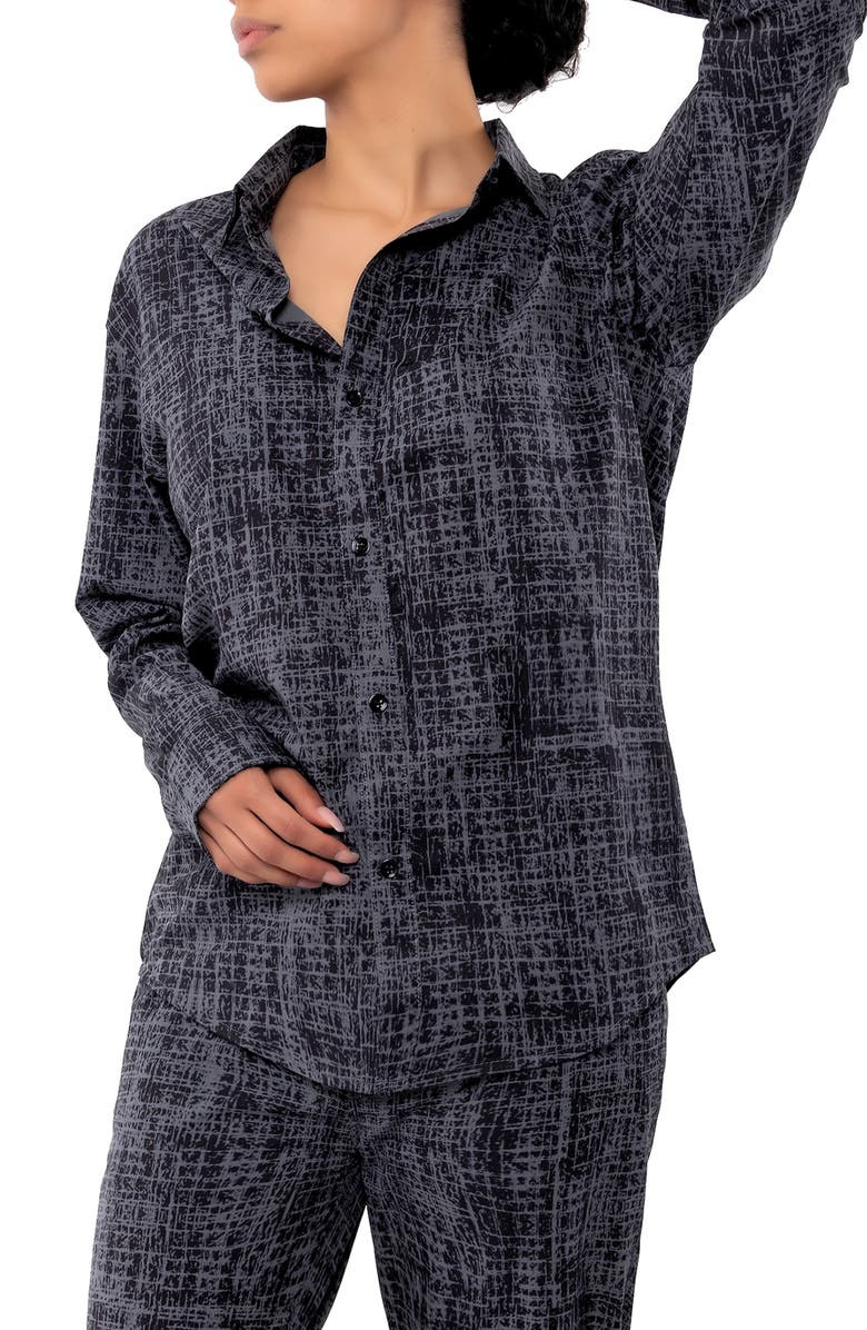 Dai Moda Etc. Button-Up Shirt, Main, color, 