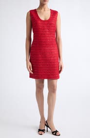 ST. JOHN Tweed Sheath Dress