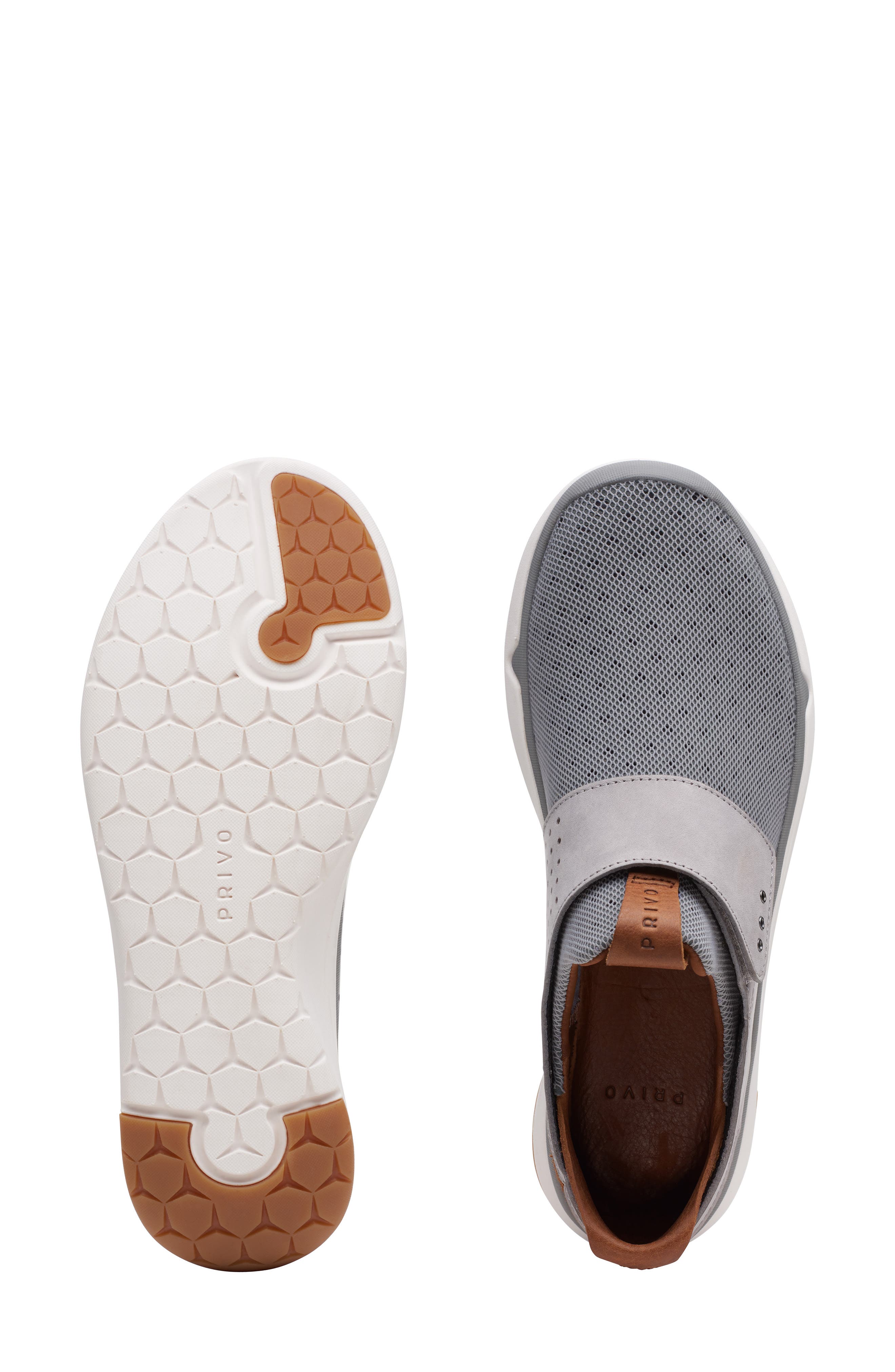 Privo Flux Slip-On Sneaker, Alternate, color, GREY NUBUCK