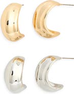 Tasha 2-Pack 'C' Hoop Earrings
