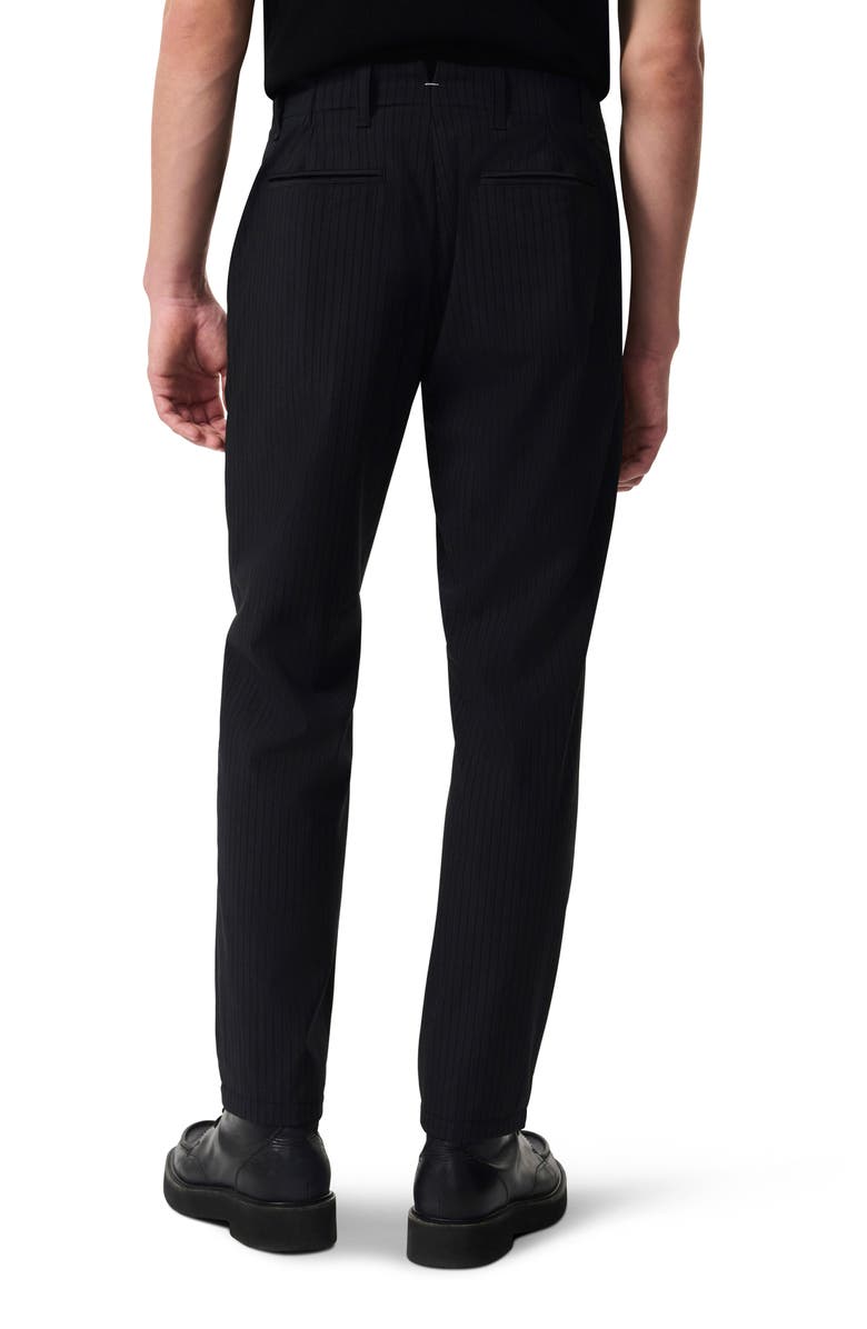rag & bone Lennon Pinstripe Wool Blend Trousers, Alternate, color, 