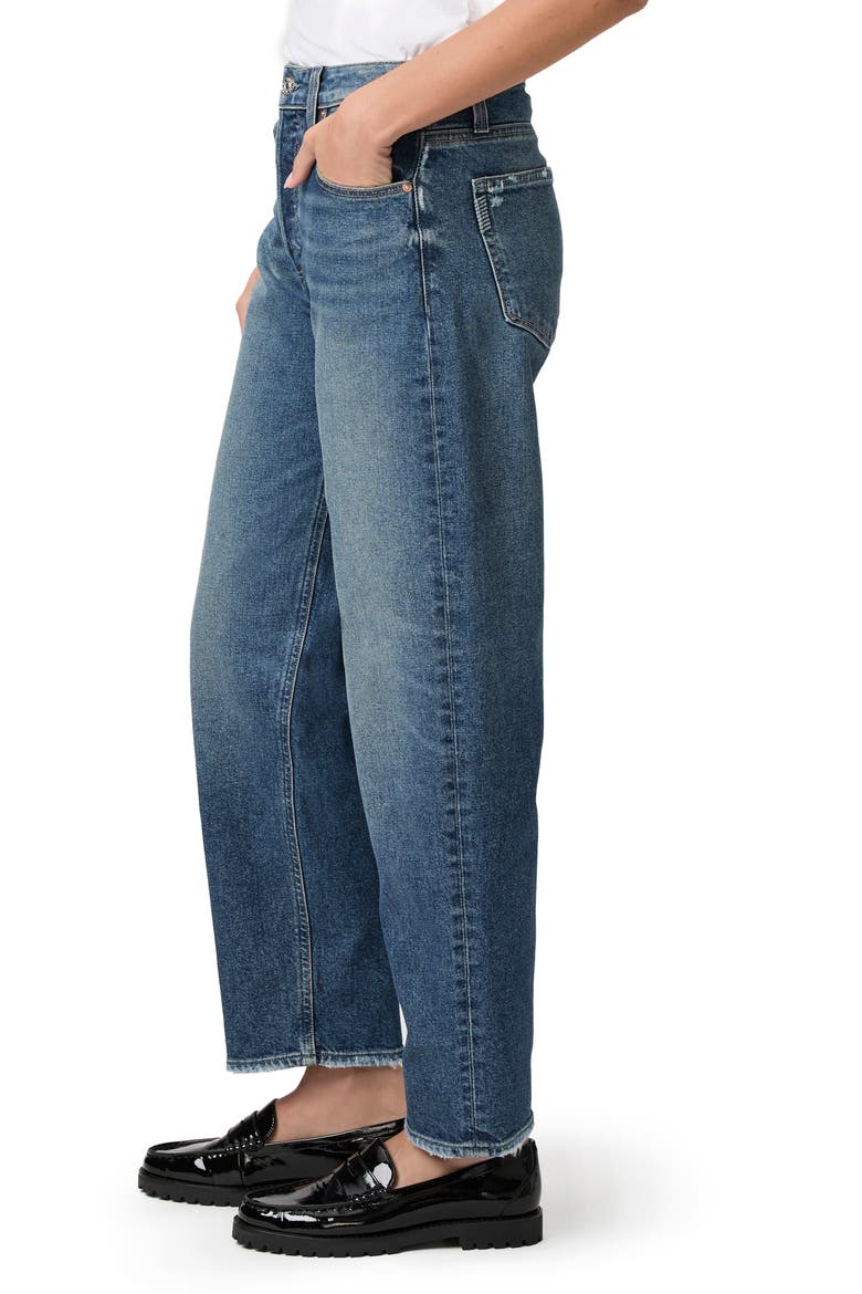 Alexis High Waist Ankle Barrel Jeans, Alternate, color, LOVEJOY DISTRESSED