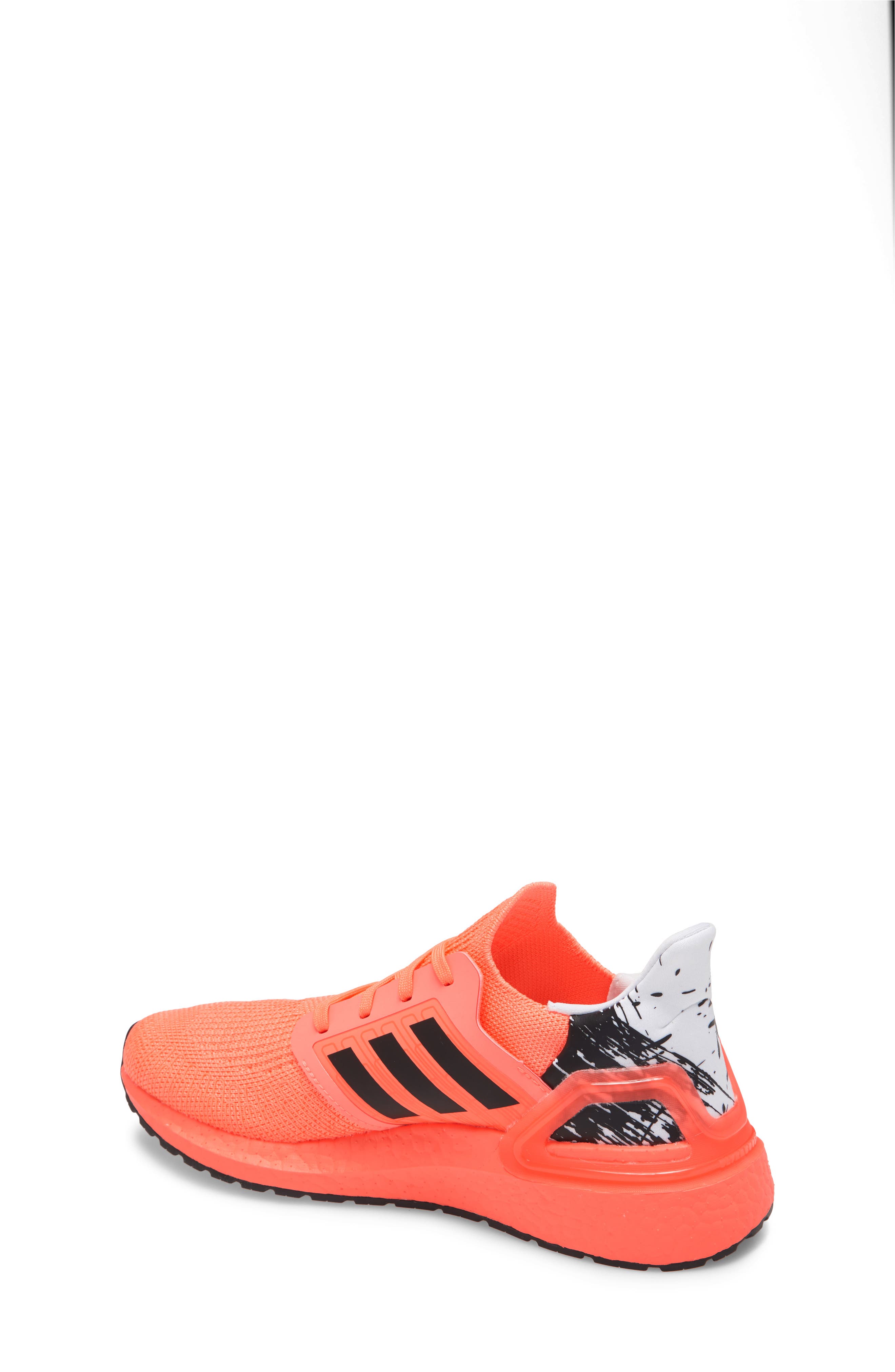Kids' UltraBoost 20 J Running Shoe, Alternate, color, SIGNAL CORAL/ BLACK/ WHITE