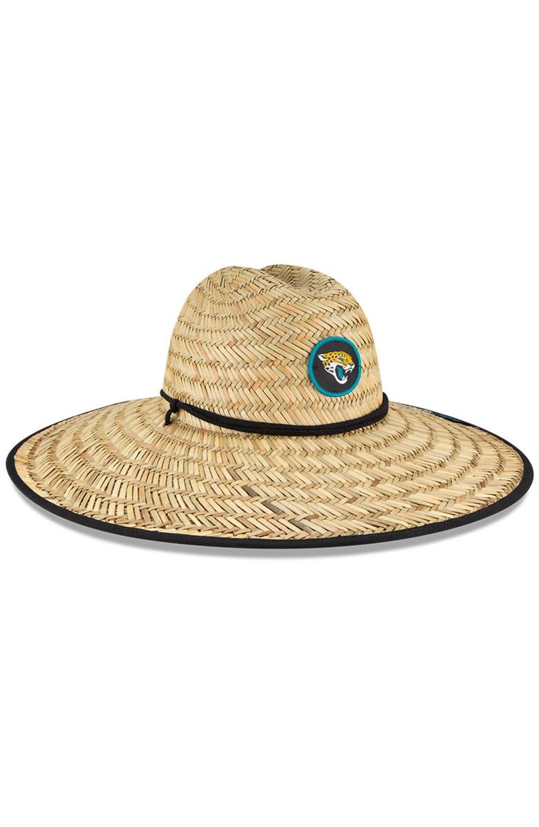 New Era Men's New Era Natural Jacksonville Jaguars NFL Training Camp Official Straw Lifeguard Hat, Alternate, color, Natural