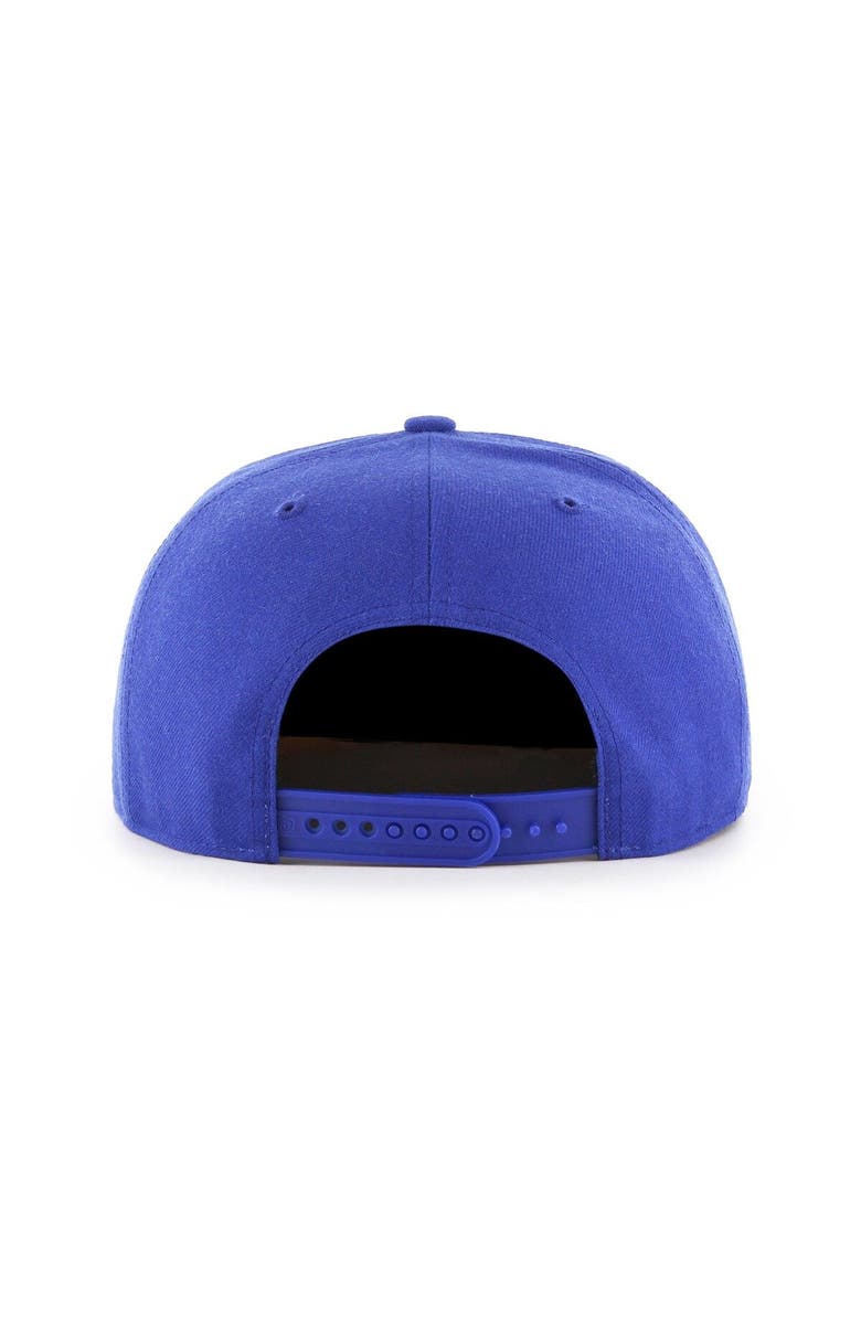 '47 Men's '47 Royal Philadelphia 76ers High Post Captain Snapback Hat, Alternate, color, Royal