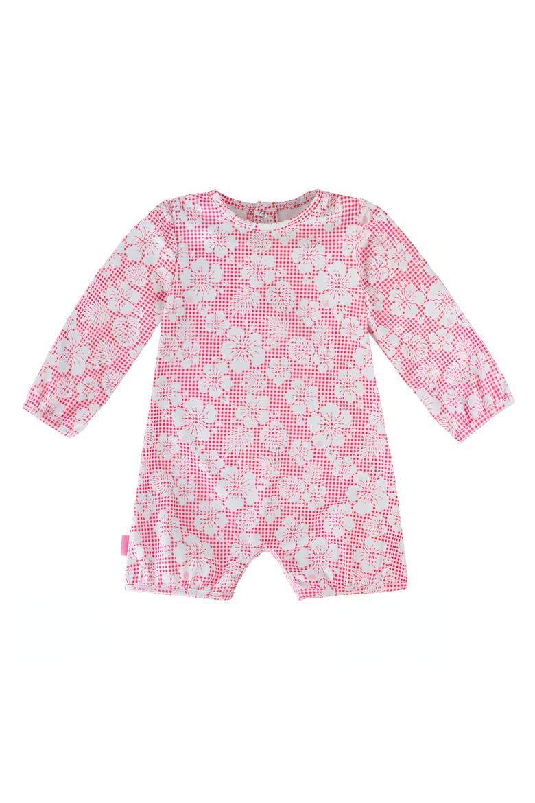 UV Sunzie, Main, color, Pink Hibiscus Gingham