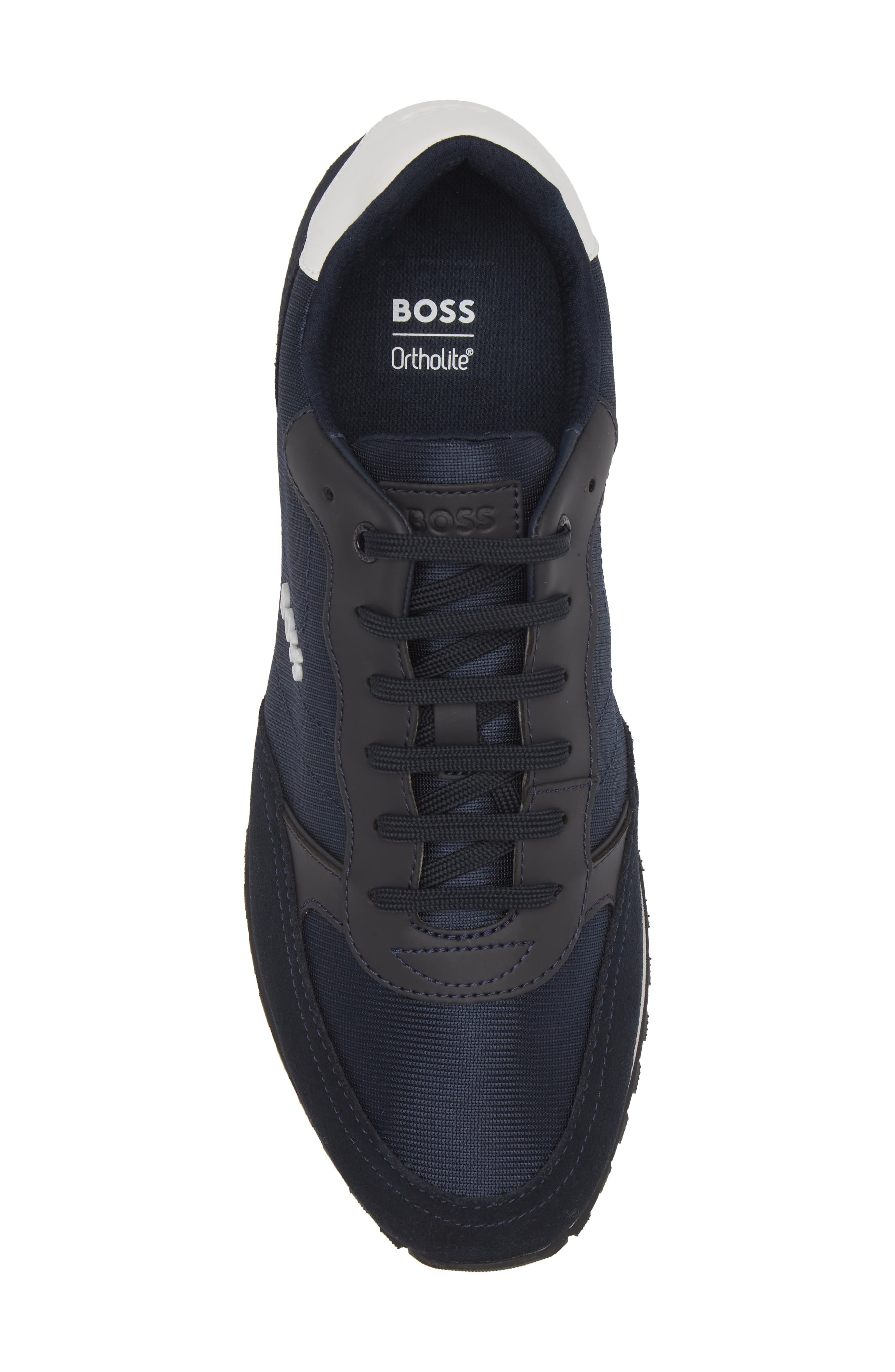 BOSS Parkour Runn NYMX Sneaker, Alternate, color, Dk Bu