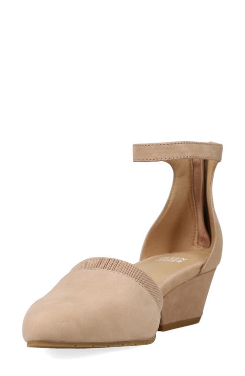 Eileen Fisher Halli Ankle Strap Pump In Stone