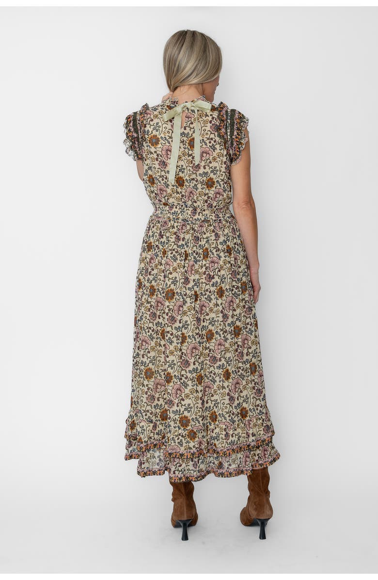 West Of Michele Ankle Dress, Alternate, color, Multi