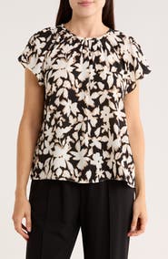NORDSTROM RACK Gathered Neck Top