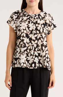 NORDSTROM RACK Gathered Neck Top