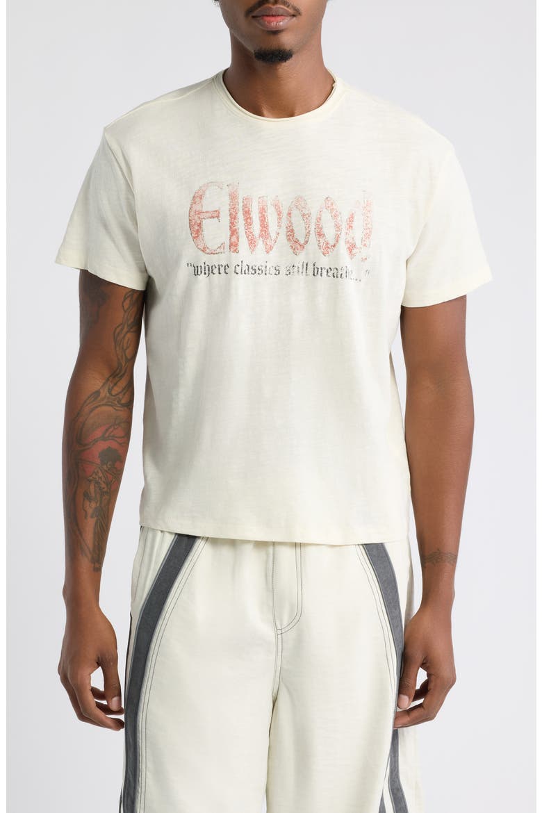 Core Logo Slub T-Shirt, Main, color, VINTAGE WHITE