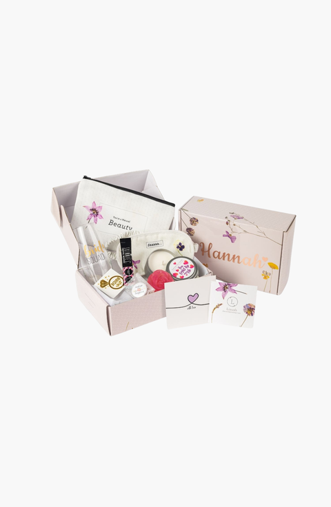 Bridal Shower Gift Set, Bridesmaids Spa Gift Box, Natural Spa Gift Set