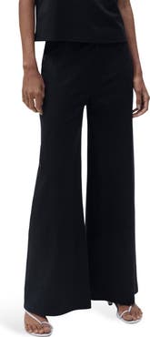 MANGO Wide Leg Crop Pants