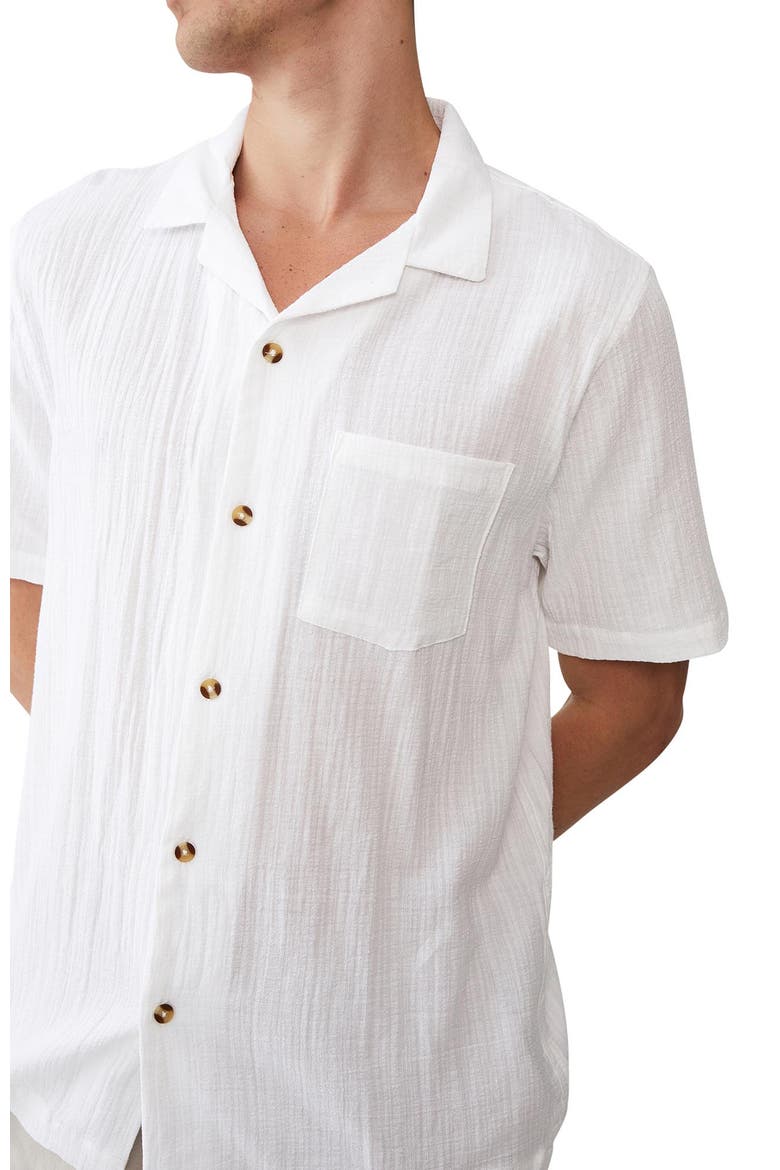 Men's Riviera Short Sleeve Shirt, Alternate, color, White