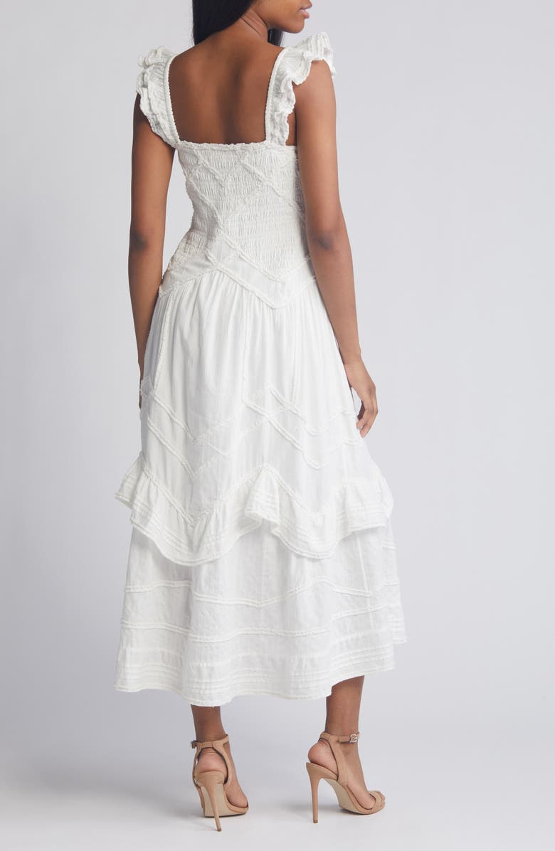 LoveShackFancy Brin Smocked Sundress, Alternate, color,