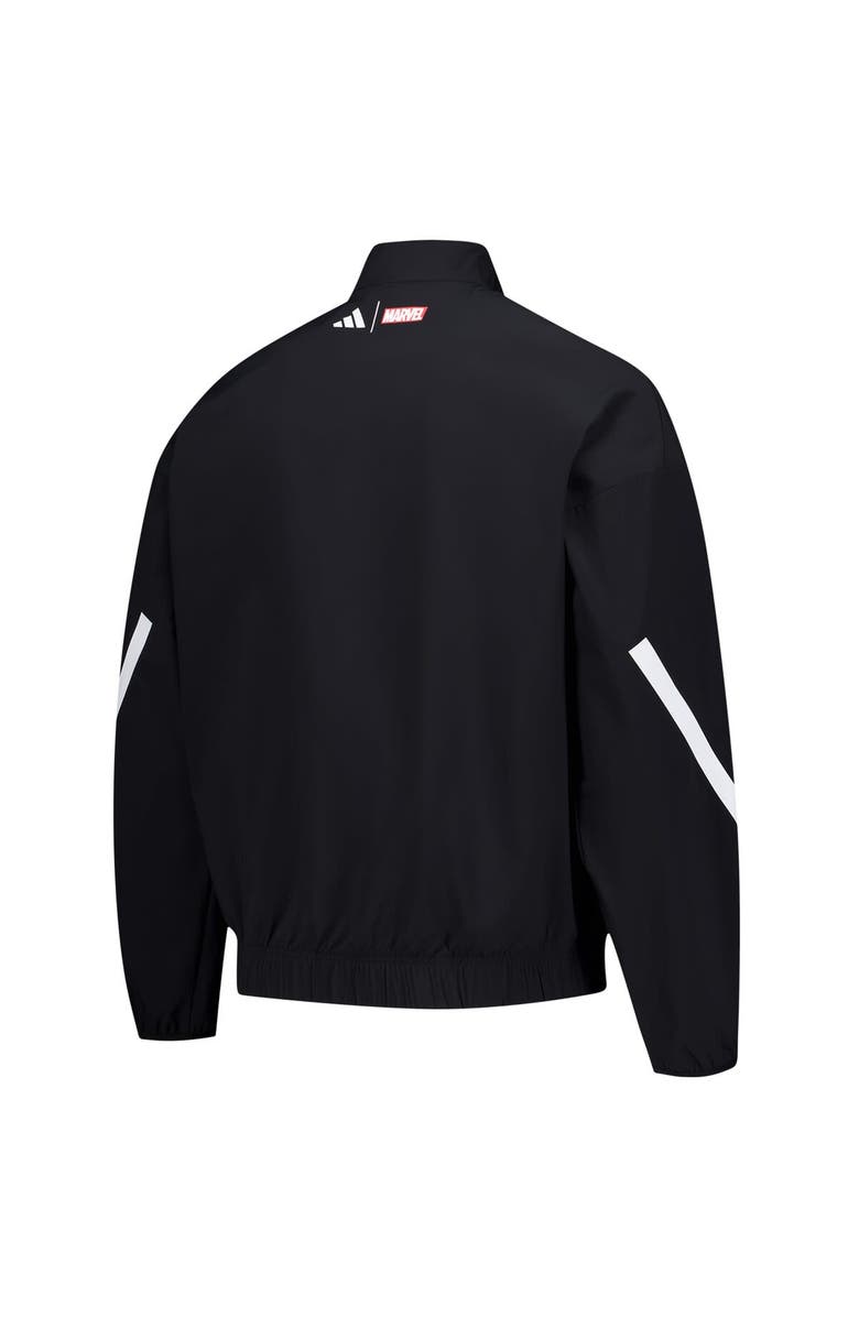 adidas Men's adidas Black Real Madrid x Marvel Anthem Full-Zip Jacket, Alternate, color, Black