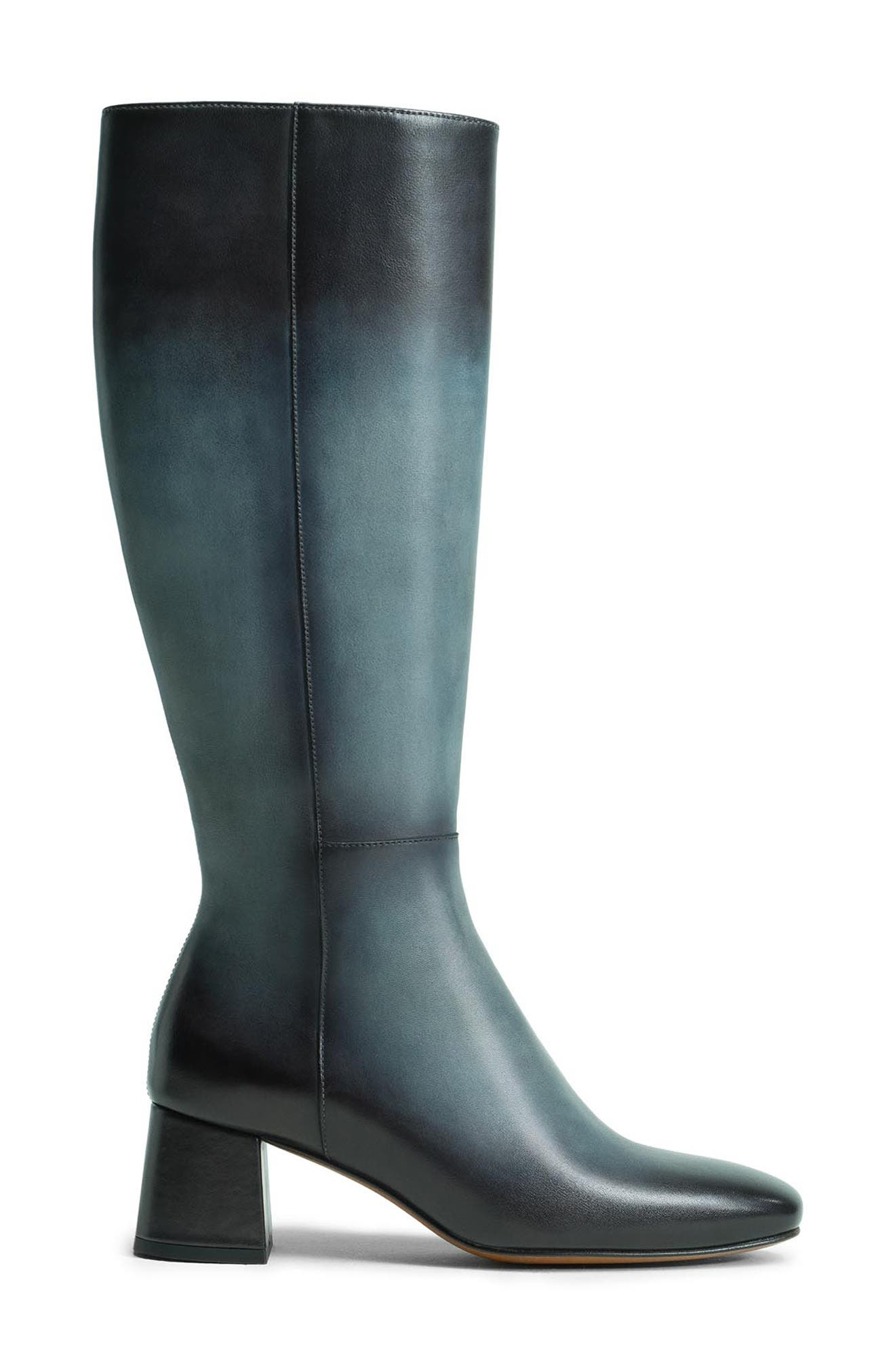Loni Block Heel Boot, Alternate, color, SKY BLUE