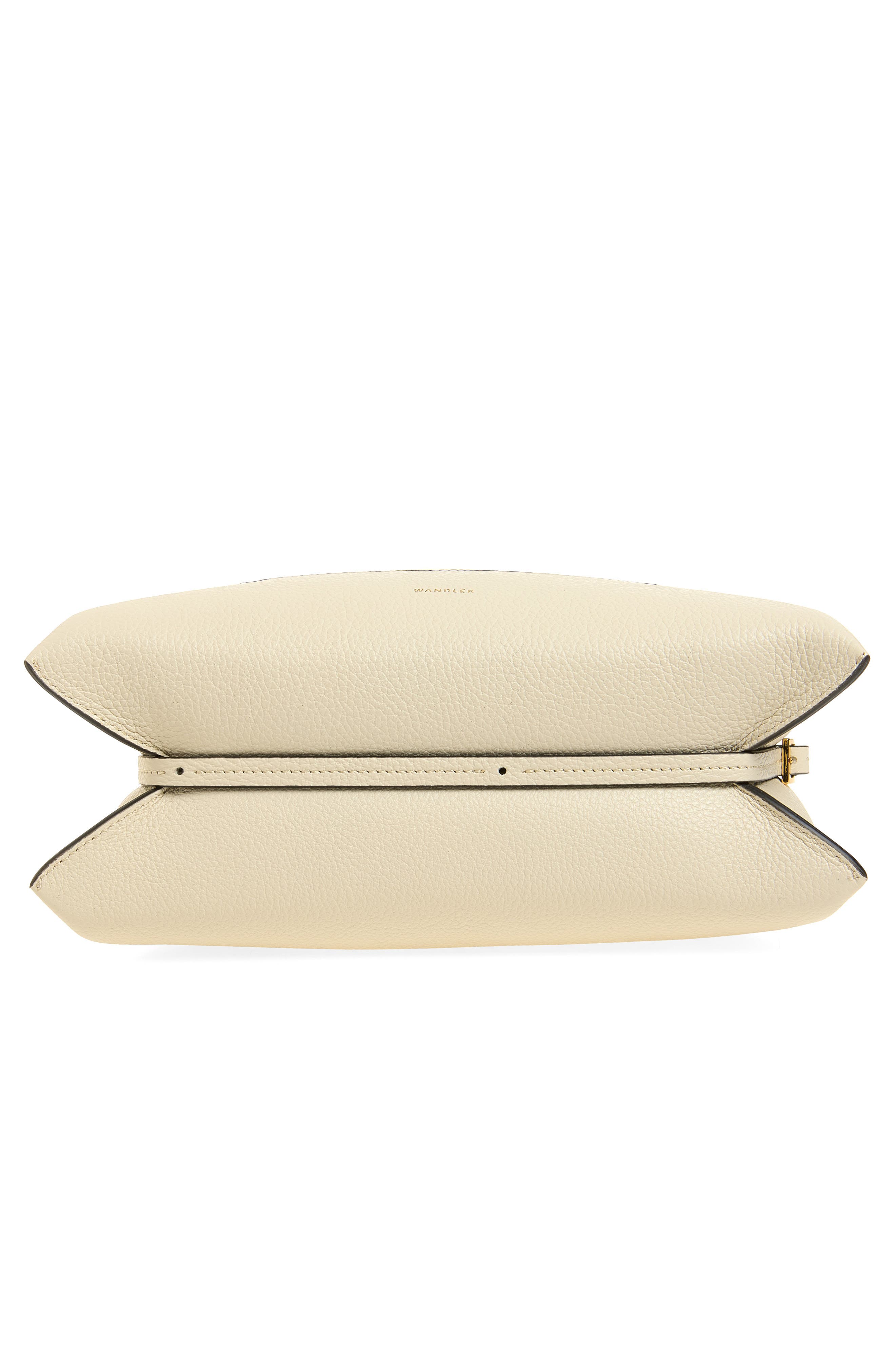 Penelope Leather Shoulder Bag, Alternate, color, WHITE CRUST