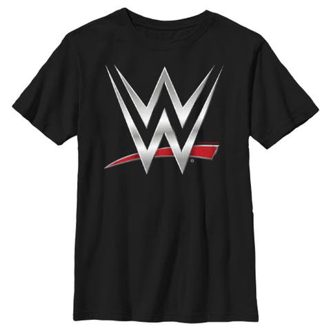 Boy's WWE Chrome Logo  Graphic T-Shirt
