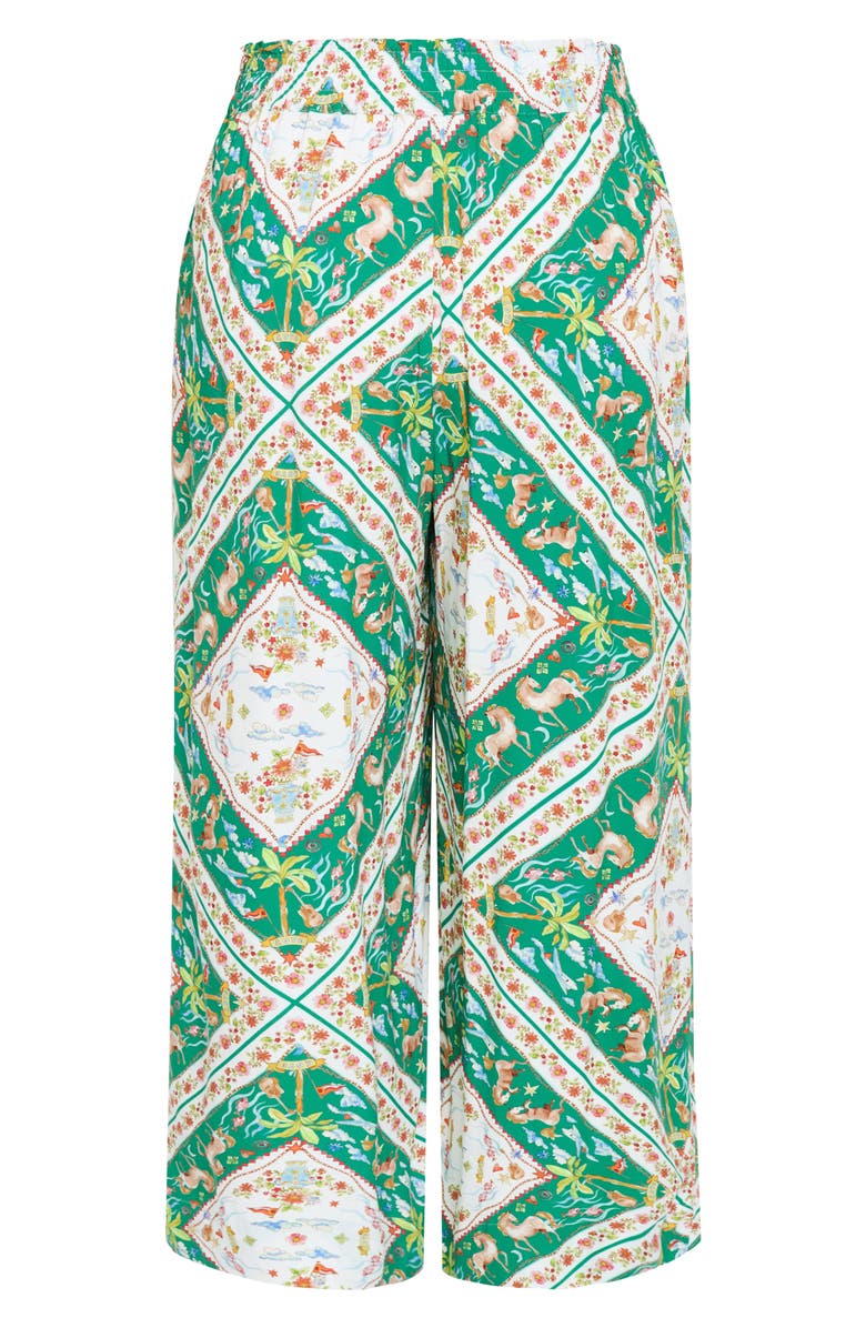 City Chic Jayla Print Pants, Alternate, color, Prairie Scarf