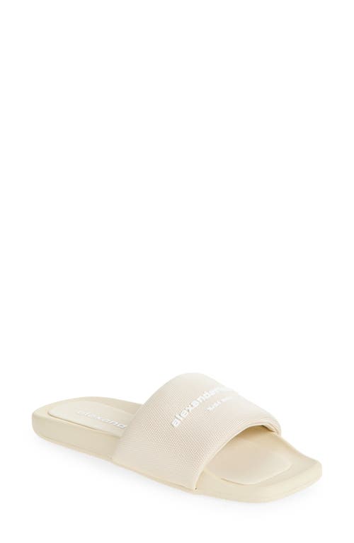 Alexander Wang Women Logo Slide Sandals In Multi