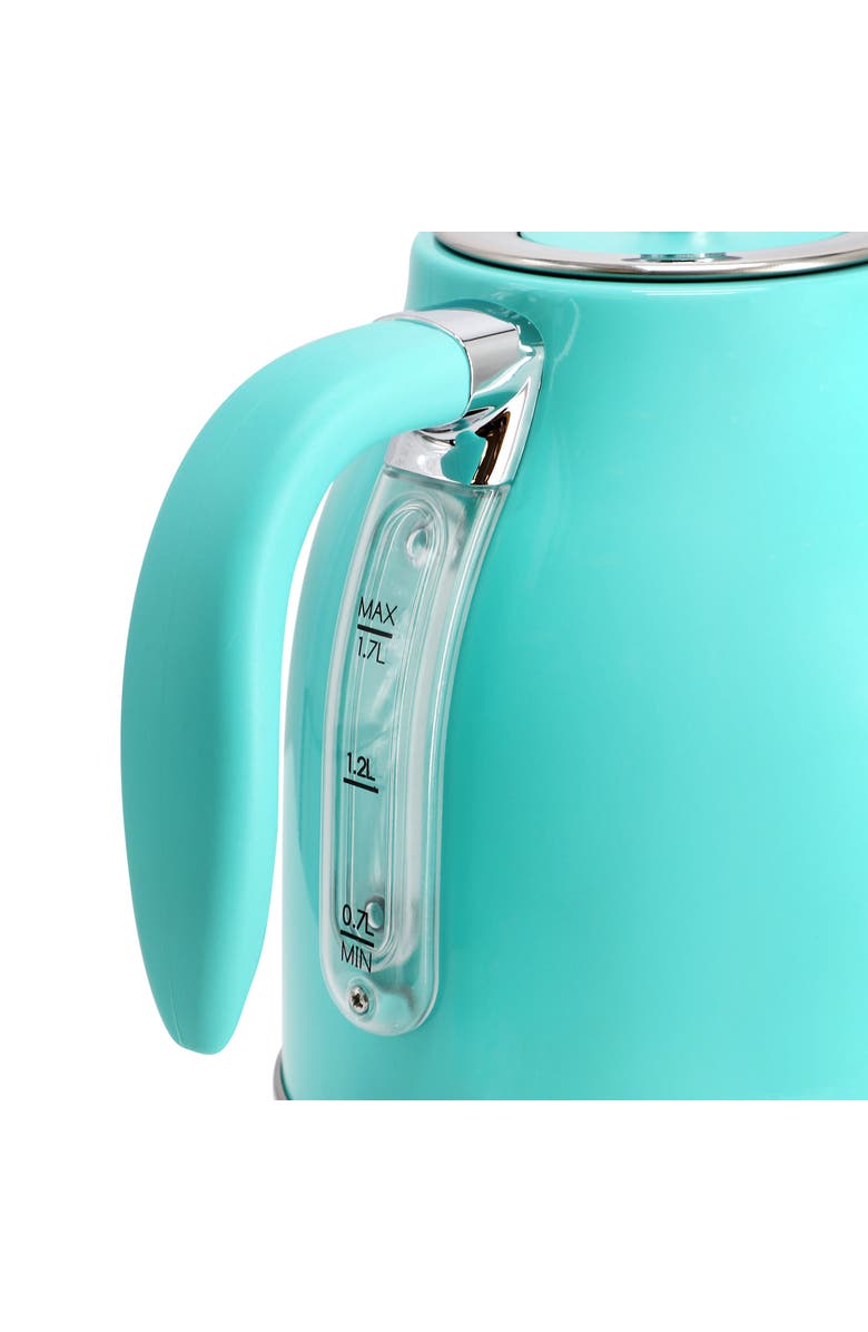 Megachef 1.8 Quart Electric Tea Kettle and 2 Slice Toaster Combo, Alternate, color, 