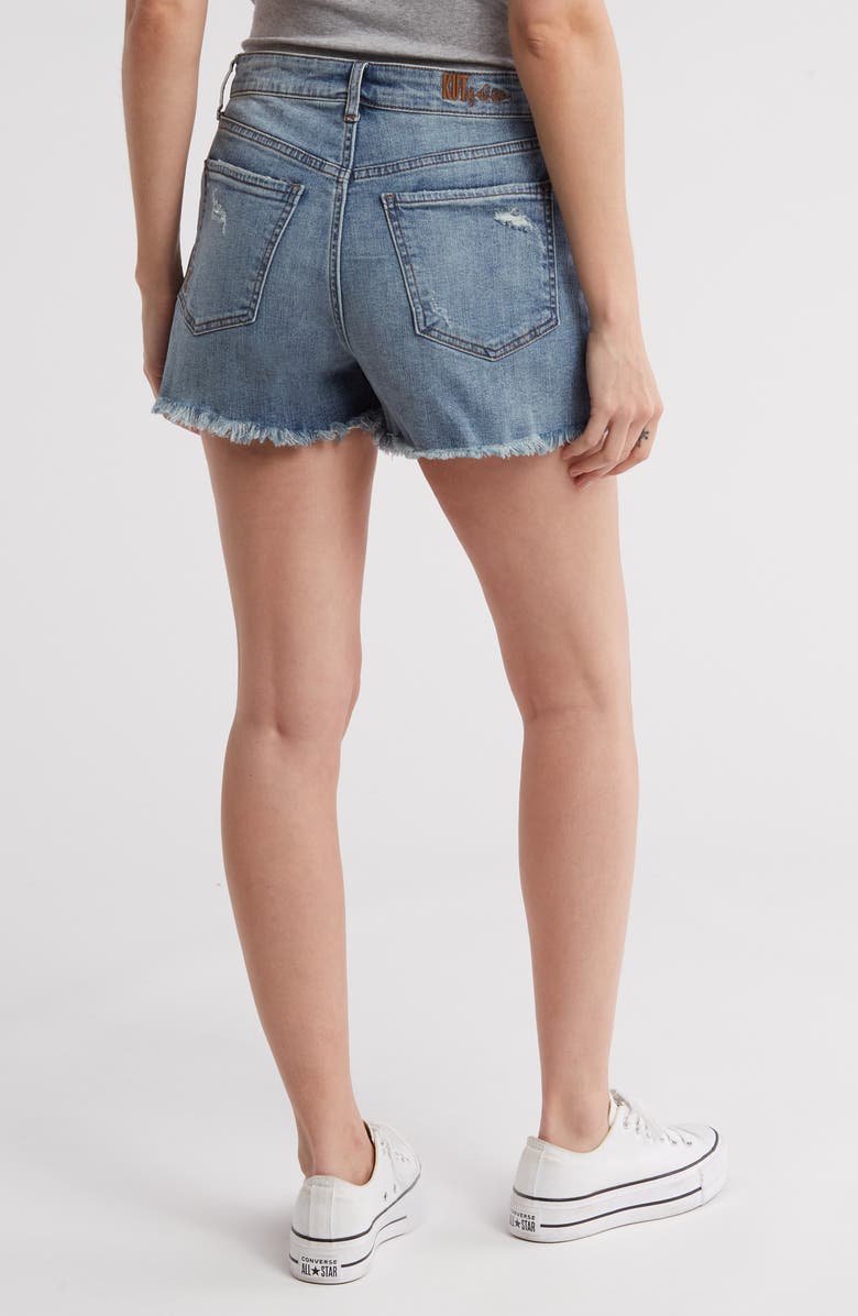 KUT from the Kloth Kat Super High Waist Cutoff Denim Shorts, Alternate, color,