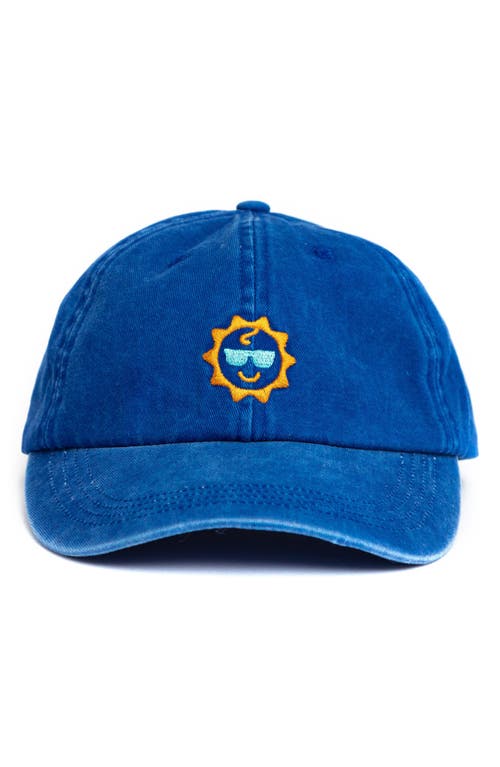 Babiators Kids' Logo Cotton Baseball Cap In Blue Kids
