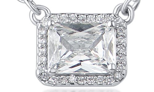 Kenneth Jay Lane Cubic Zirconia Halo Pendant Necklace