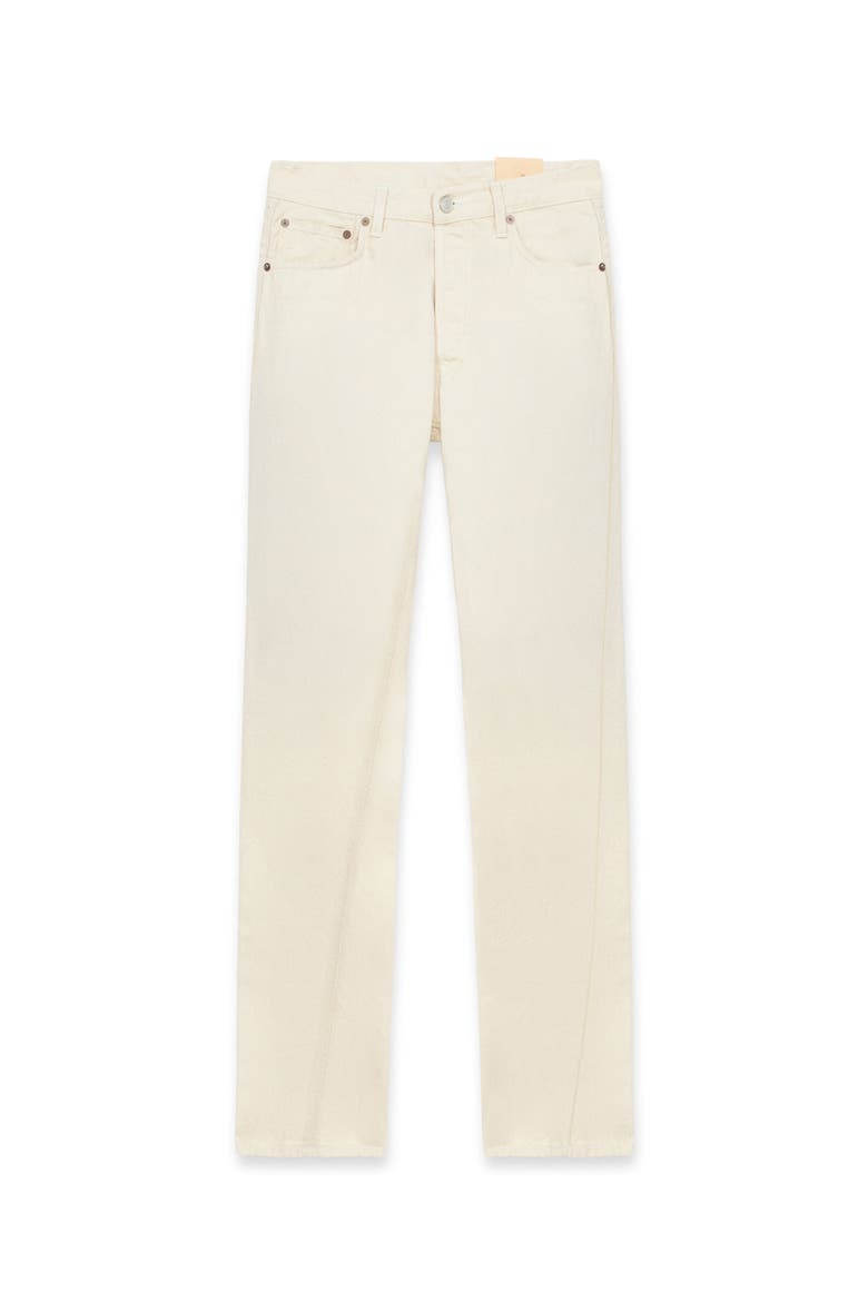 John D Slim Fit Five Pocket Jeans, Main, color, Ecru