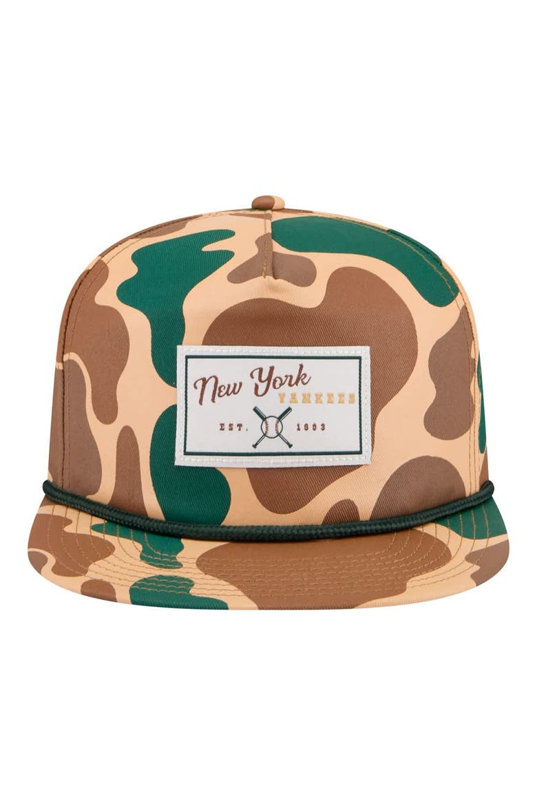 Men's New Era  Camo New York Yankees Duck 19TWENTY Adjustable Hat, Alternate, color, Camo