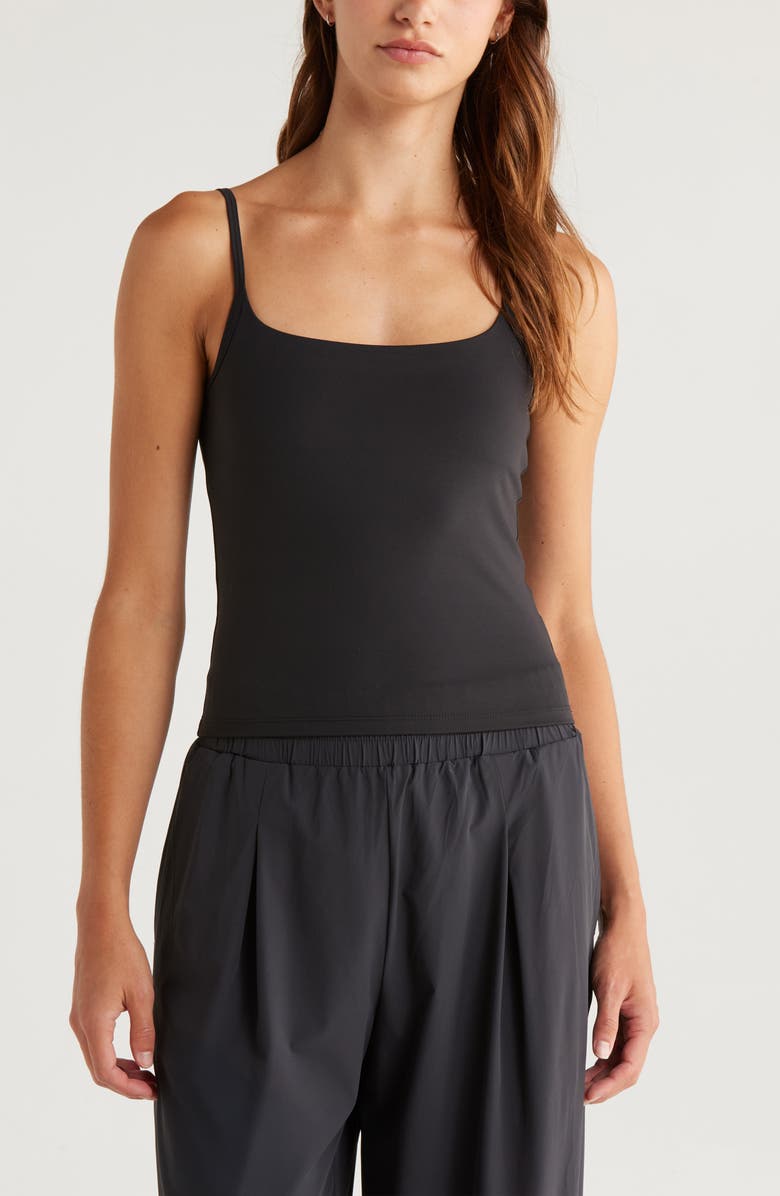 Zella So Soft Camisole, Main, color, Black