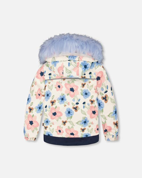 Deux Par Deux Two-piece Discover Snowsuit With Jacket In Blue