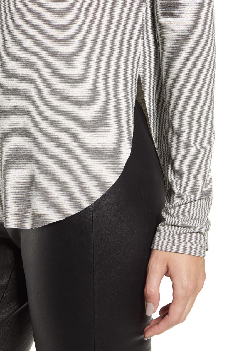 Halogen<sup>®</sup> Long Sleeve Shirttail Hem Shirt, Alternate, color,